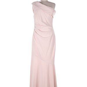 Theia Blush One Shoulder Gown